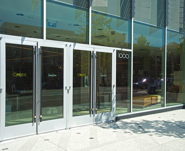 Structural Glazing Highlights the Entrances of Neiman Marcus at Roosevelt  Field Mall